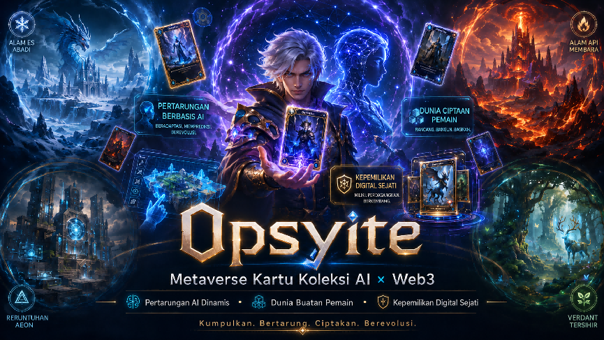 Ketika AI Menjadi Bagian Inti dari Permainan: Opsyite Mengeksplorasi Bentuk Baru Game Kartu Berbasis AI