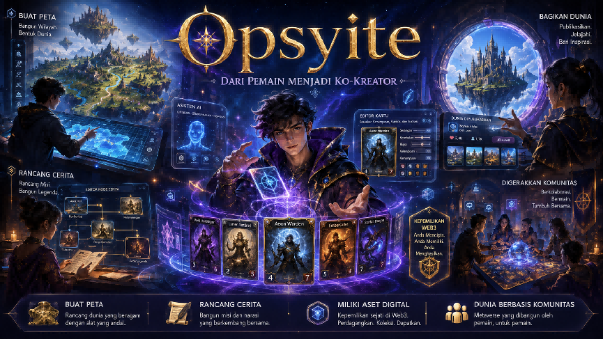 Dari Pemain Menjadi Kontributor: Opsyite Mengeksplorasi Model Baru Produksi Konten dalam Industri Game